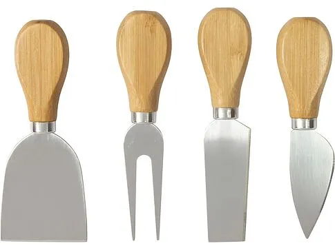 Набор для сыра из бамбука со съемной подставкой Camembert