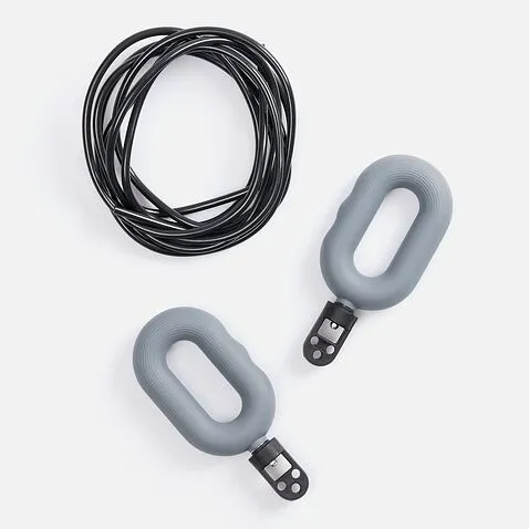 Мультифункциональная скакалка с эспандером Multi McFly, серая