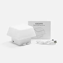 Светильник с подставкой для смартфона Knoppi, белый