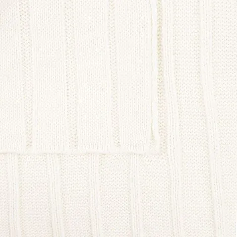 Плед Tressa, белый (молочный)