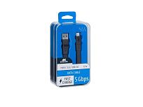 Кабель USB Type C 3.0 – Type A 1.2м BK12, черный