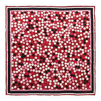 Шелковый платок Confetti от Ungaro 70х70см, красный