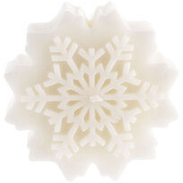 Свеча Snowflame 1, белая, 8 см