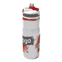 Велосипедная бутылка для воды Devon Insulated Red, белый/красный