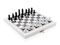 Набор настольных игр: шахматы, шашки и нарды, белый