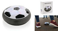 Аэромяч Hoover Ball на воздушной подушке с подсветкой, белый, черый