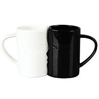 Набор из двух кружек Black&White в коробке, 2х280 мл