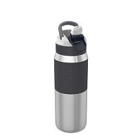 Вакуумная термоизолирующая бутылка Kambukka LAGOON INSULATED GRIP Stainless Steel 750 мл, серебристый