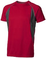 Футболка Quebec Cool Fit из сетчатого материала красный, черный