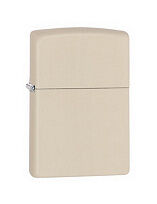 Зажигалка ZIPPO Classic с покрытием Cream Matte, латунь/сталь, матовая, кремовый