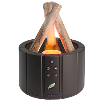 Светодиодный USB увлажнитель-аромадиффузор Bonfire с пультом Д/У, чёрный