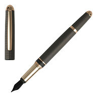 Перьевая ручка Fountain pen Framework Grid Gun, черный, золотой